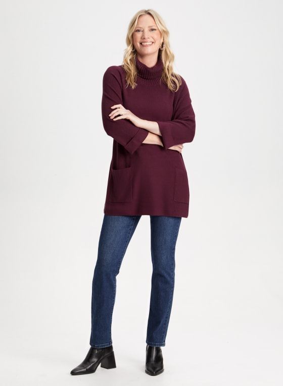 Cowl Neck Tunic Sweater