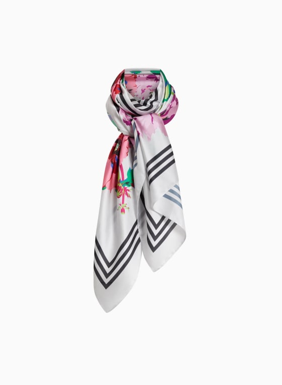 Floral Motif Oblong Scarf