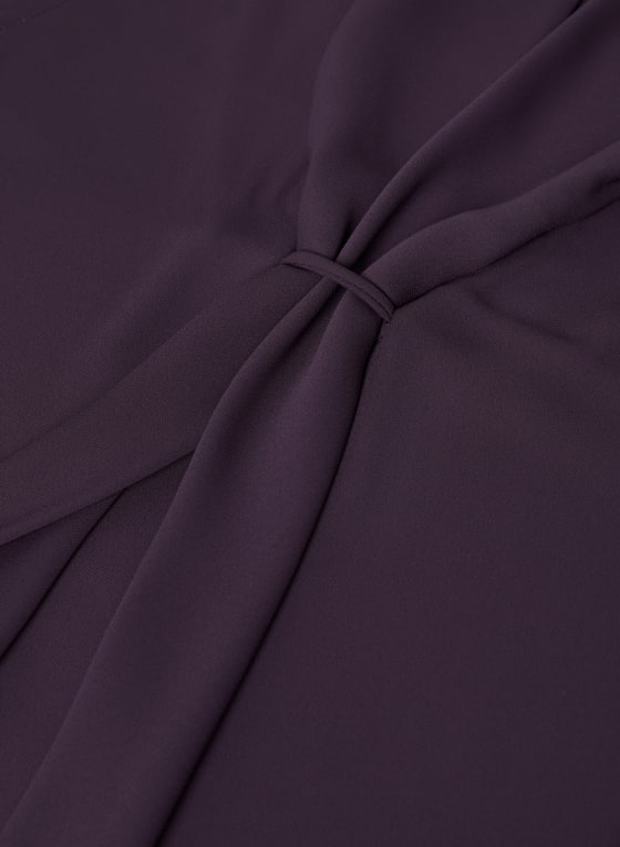 Tie Detail Sleeveless Popover Blouse