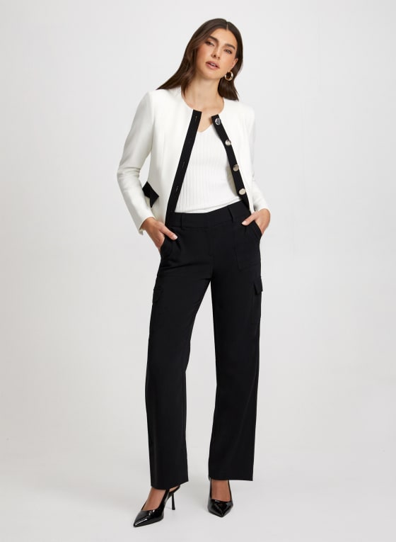 Button Front Blazer