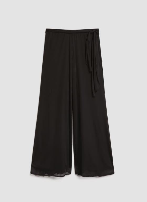 Pull-On Wide Leg Pants