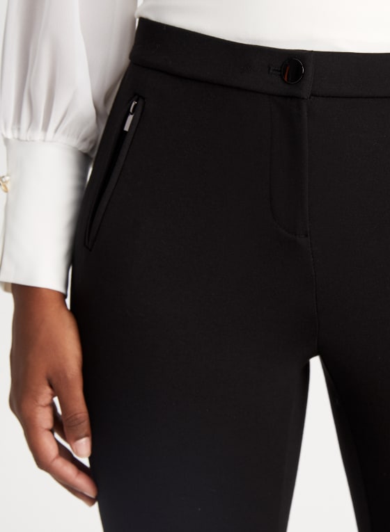 Signature Fit Zip Detail Pants