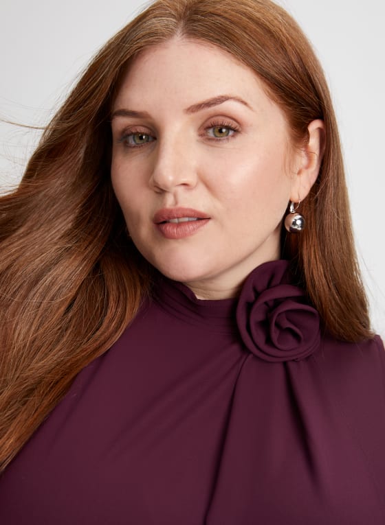 Rose Detail Layered Tunic