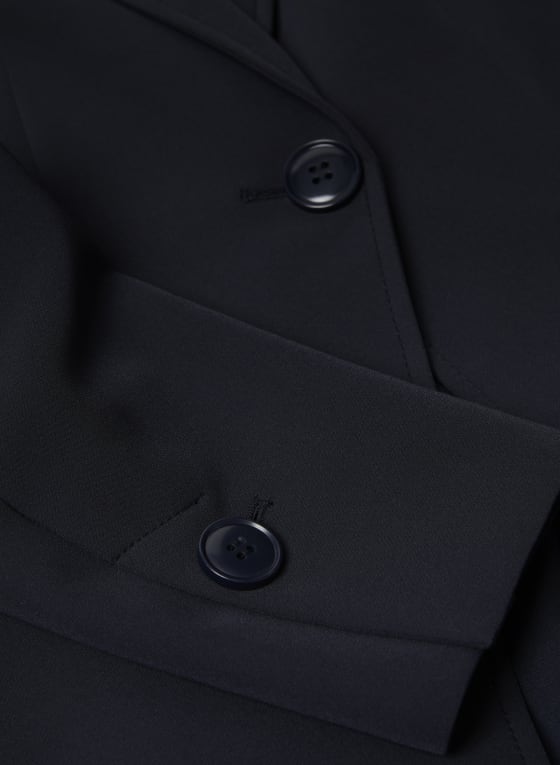 Notched Collar Blazer