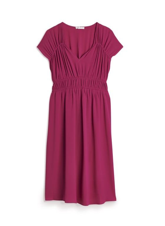 Ruched Midi Dress