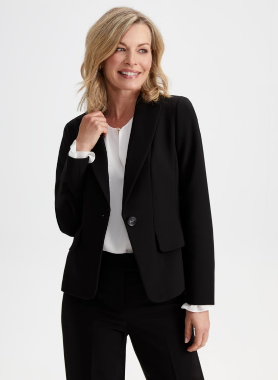 Notch Collar Blazer