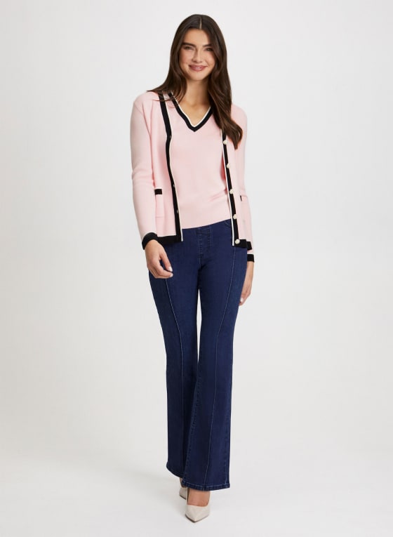 Sleeveless V-Neck Sweater