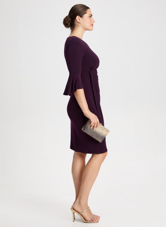 Draped Sheath Dress