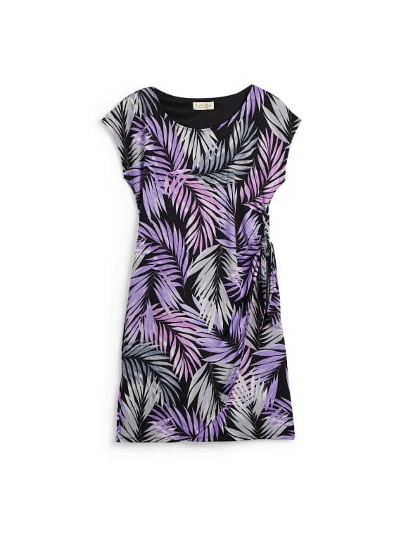 Palm Leaf Print Dress