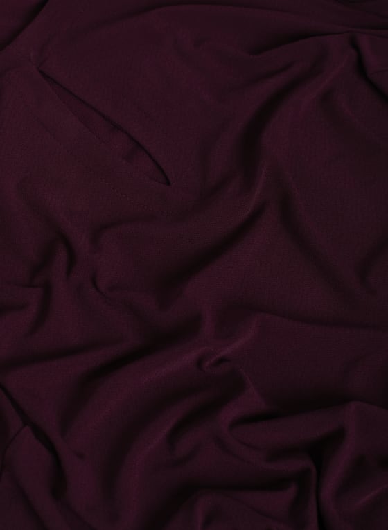 Ruffle Sleeve Keyhole Top