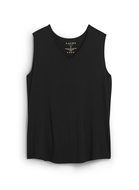 Sleeveless V-Neck Top