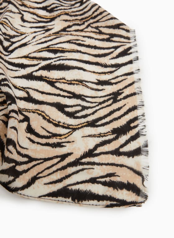 Tiger Print Scarf