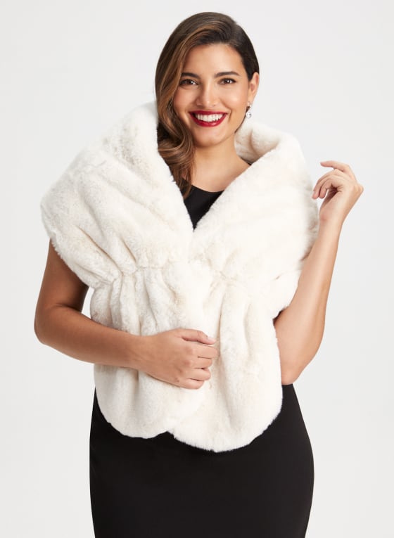 Faux Fur Shawl