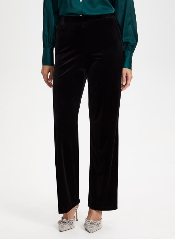 Velour Pull-On Pants