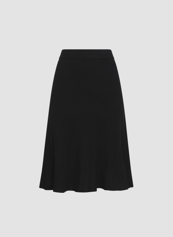 Pleated Midi Skirt