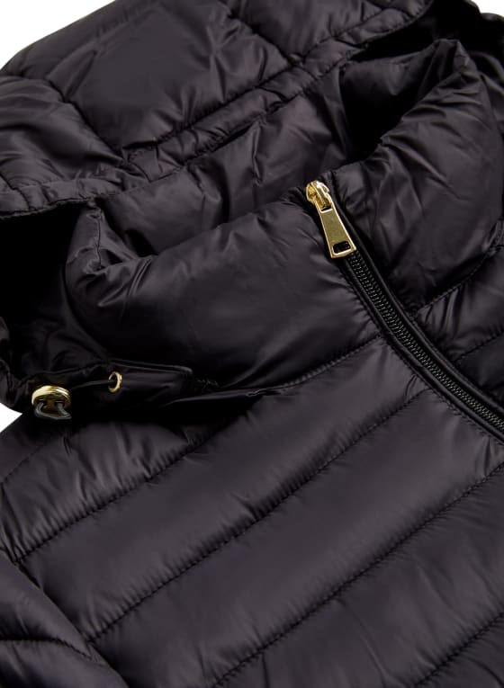 Packable Vegan Down Quilted Coat