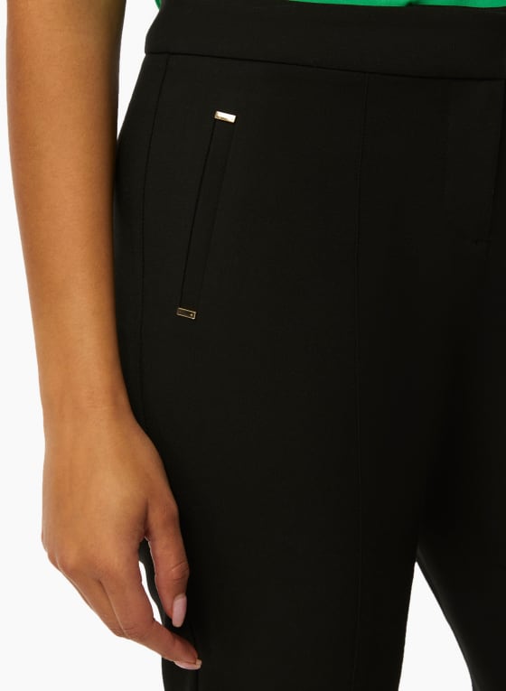 City Fit Slit Hem Pants