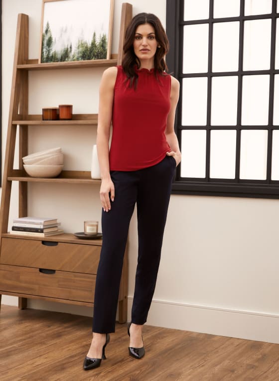 Shirred Neck Top