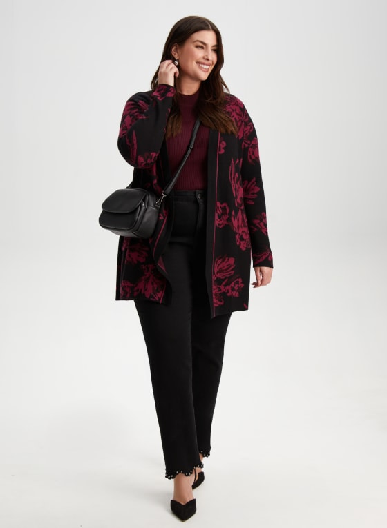 Floral Print Cardigan