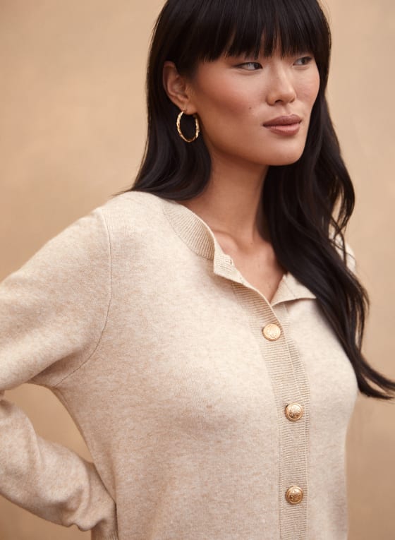 Glitter Trim Cardigan