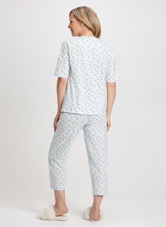 Heart Print Pyjama Set