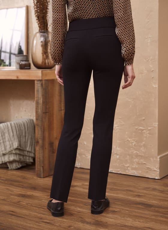 Straight Leg Pull-On Pants