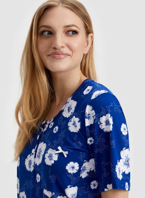 Floral Print Nightgown