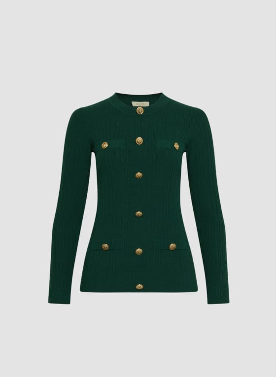 Button Detail Pullover Sweater