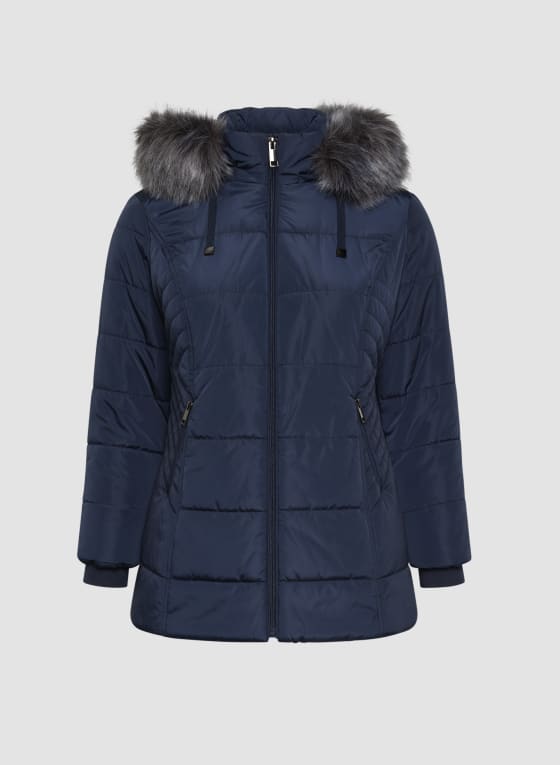 Vegan Down Quilted Coat