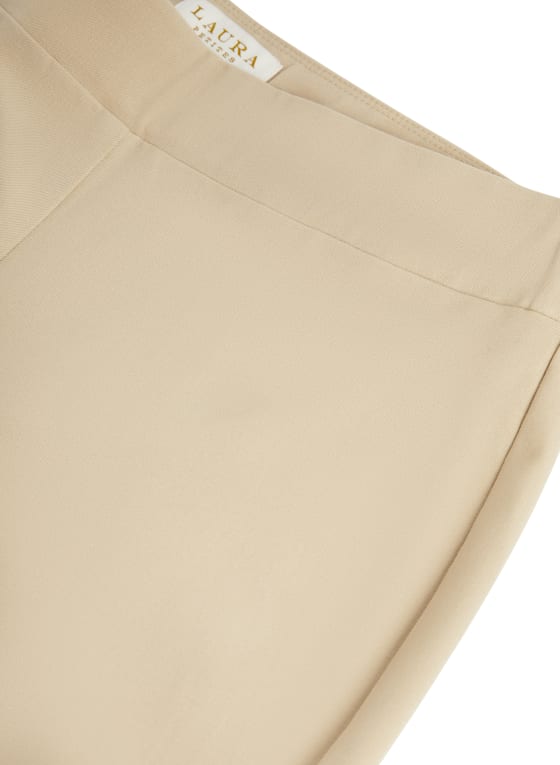 Lace Detail Pull-on Pants