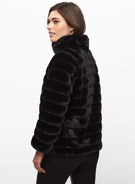 Reversible Faux Fur Coat