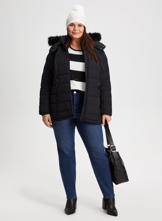 Stretch Vegan Down Coat
