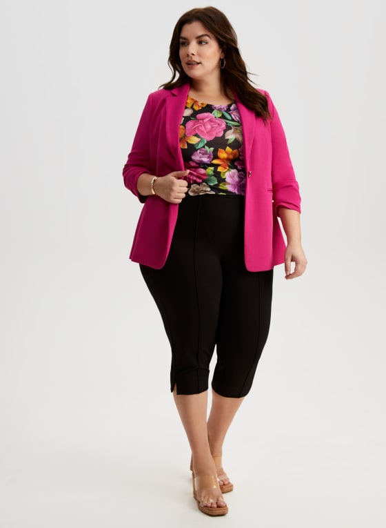 Hem Slit Capris