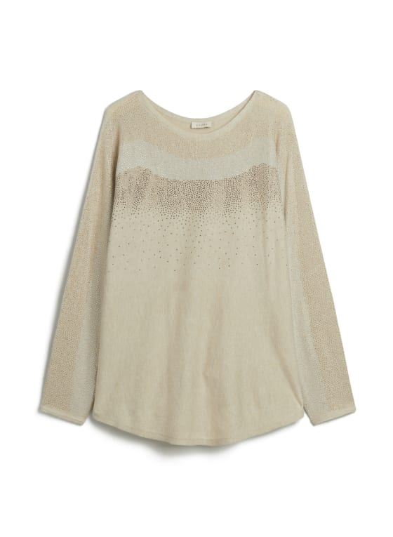 Dolman Sleeve Stud Detail Sweater