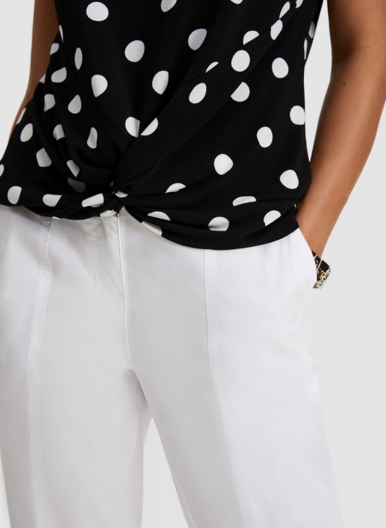 Polka Dot Print Top