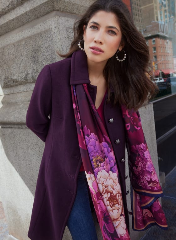 Floral Print Scarf