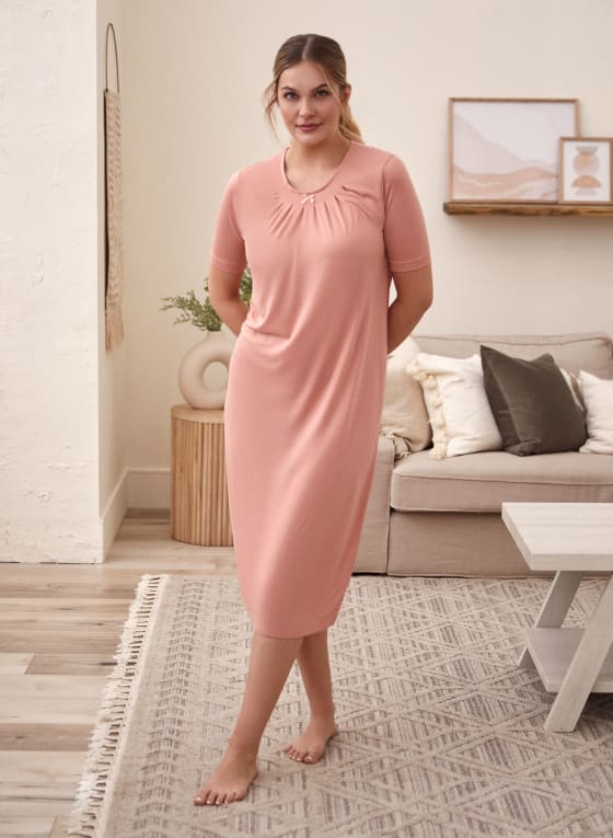 Pleat Detail Nightgown