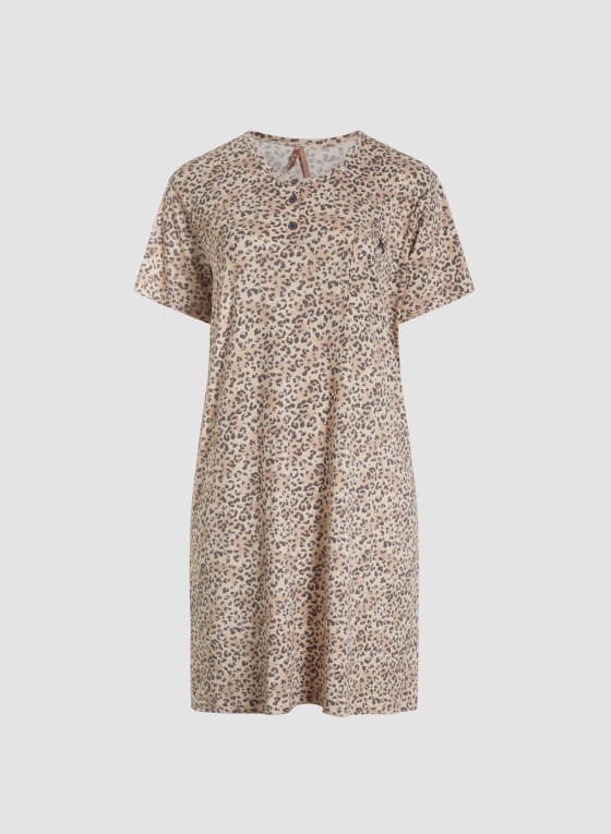 Animal Print Nightgown