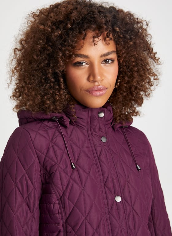 Vegan Down Quilted Coat