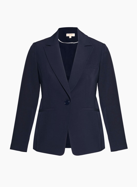 Notched Collar Blazer
