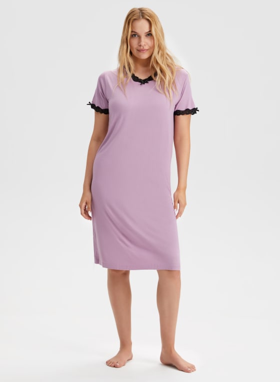 Lace Trim Nightgown