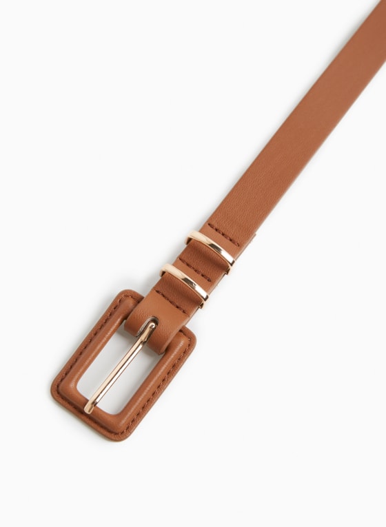 Thin Rectangular Buckle Belt