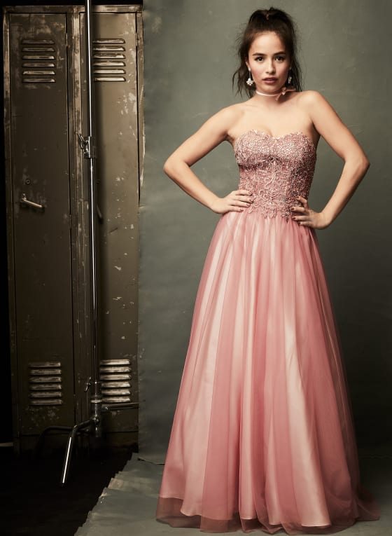 Beaded Corset Ball Gown