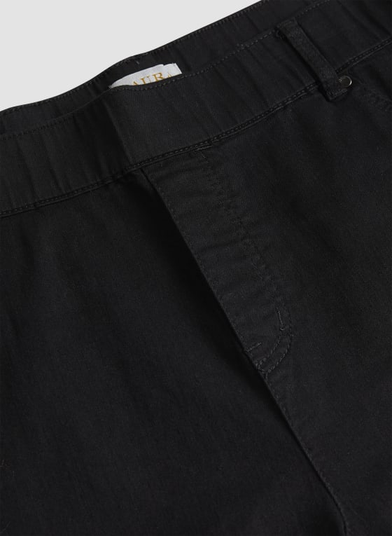 Slim Leg Pull-On Jeans