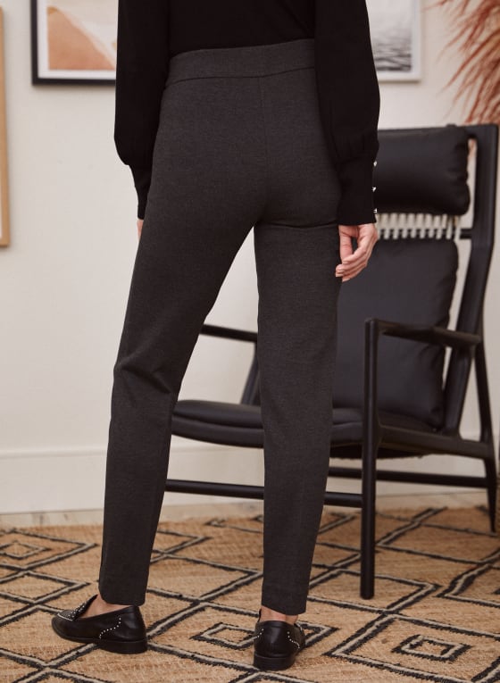 Slim Leg Pull-On Pants