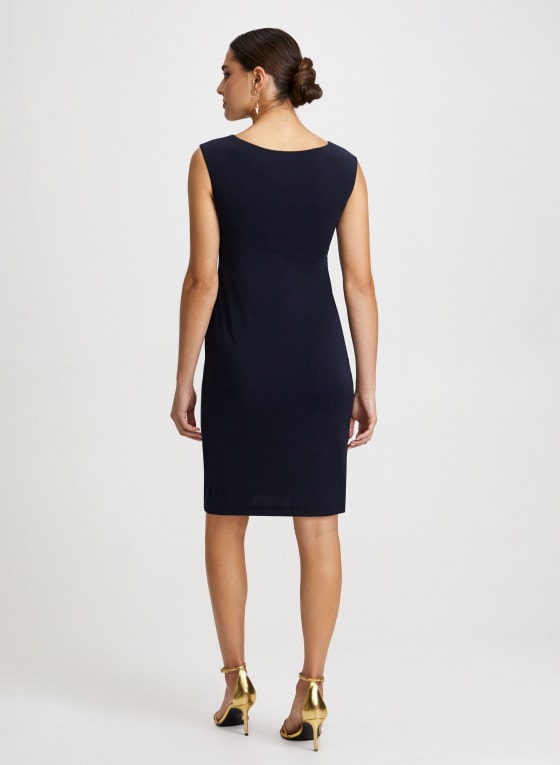 Draped Sheath Dress