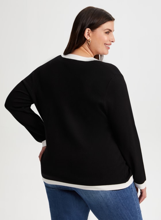 Colour Block Cardigan