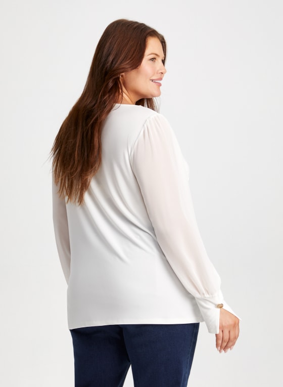 Chiffon Sleeve Top