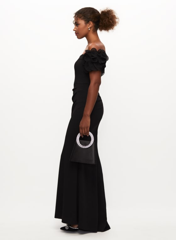 Off-the-Shoulder Ruffle Dress