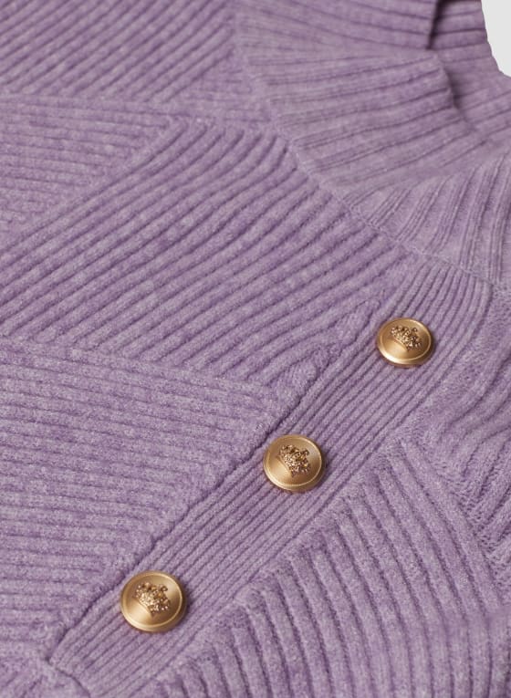 Button Detail Knit Sweater